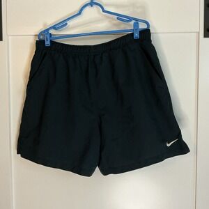 Vintage Y2K Men's Nike Court Dri-Fit Pull-On Tennis Shorts Navy Blue Size XL